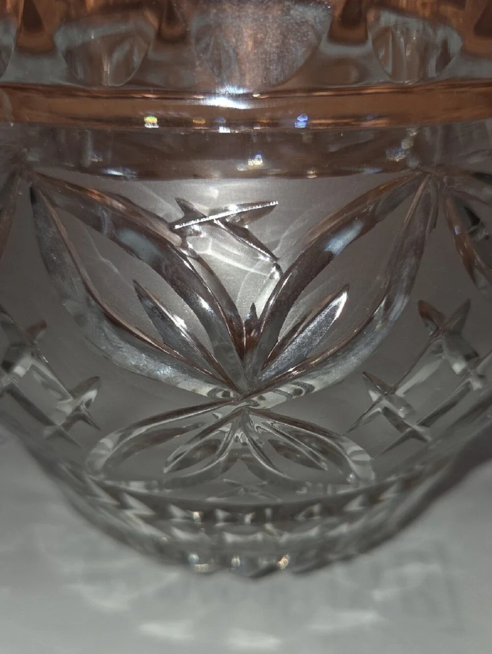 Classic Clear Cut Crystal Vase and Bowl Set - Clear Glass Home Accent
